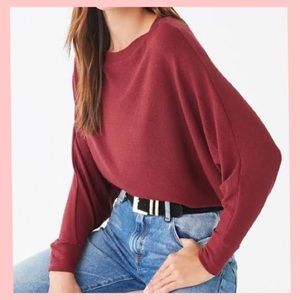 Forever 21 Long dolman sleeve shirt
